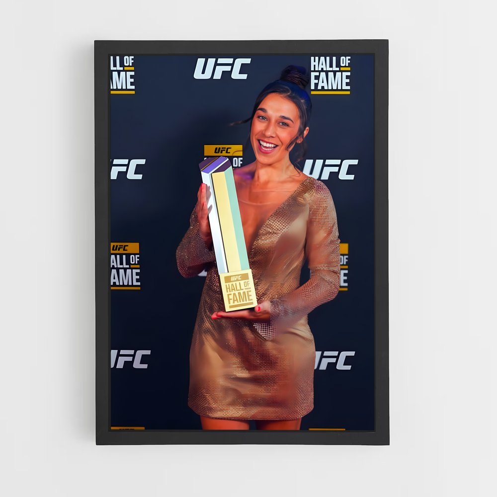 Poster Hall of Fame: Joanna Jędrzejczyk – affiche MMA (vue 2)